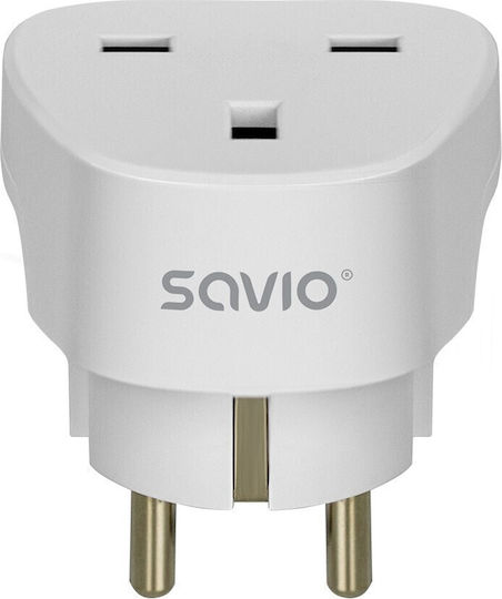 Savio English to Greek Plug Adapter