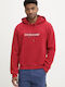 American Tradition Sweatshirt with Hood Red
