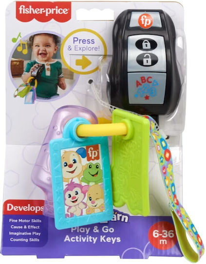 Fisher Price Educational Keys ABC 123 with Music and Sounds for 6+ Months