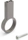 Ceiling Support Central Emuca 7919752 Round Titanium Wardrobe Tube 223-7919752tit