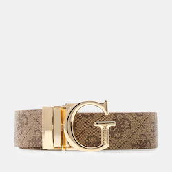 Guess Γυναικεία Ζώνη Καφέ