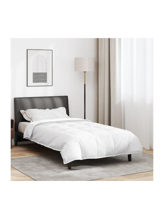 vidaXL Bettdecke Einzelbett Daunen 140x220cm White
