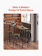 Table Bar Wooden Brown 139.7x38.1x99.06cm