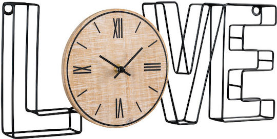 Mascagni Wall Clock Wooden 48x6cm
