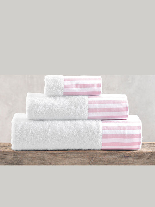 Rythmos Bath Towels Set 3 pcs Eloise Pink Weigh...