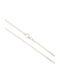 Forever Friends White Gold Chain Neck 14K Thin Thickness 2mm and Length 55cm