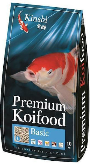 Τροφη Ψαριων Λιμνης Κοι Πελλετ Βασικη Kinshi Premium Koifood Basic L Βασικη Τροφη Πελλετ 10 Kg