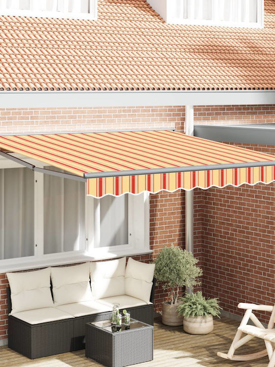 vidaXL Τέντα Βεράντας Κίτρινη 3x2.5m
