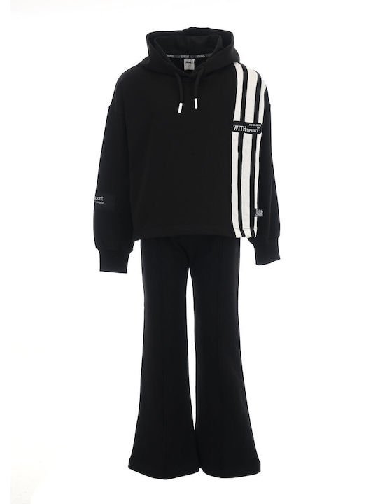 Sprint Kids Sweatpants Set Black 2pcs