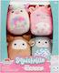 Jazwares Λούτρινο Squishmallows Squishville Mini 4 Pack για 3+ Ετών 5 εκ.