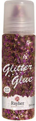 Glitzer Kleber Weltraum Lila 50ml