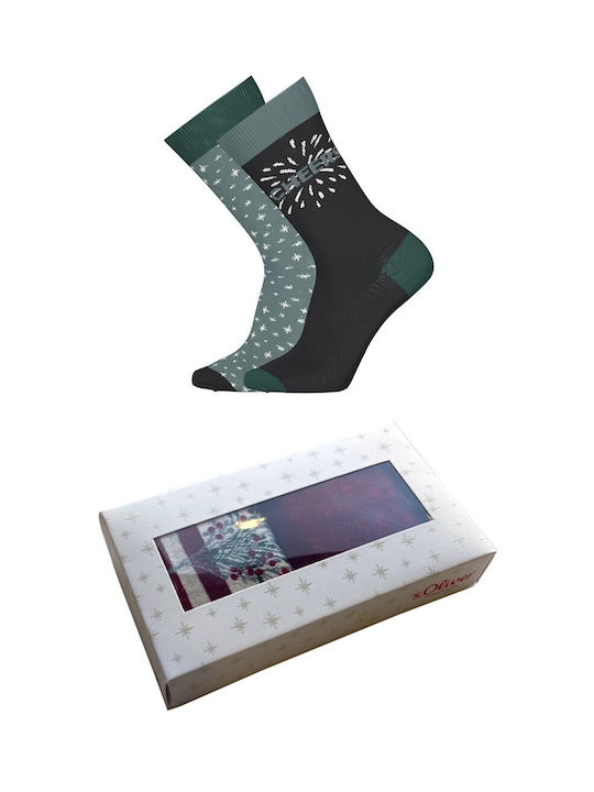 s.Oliver Christmas Socks Black 2Pack