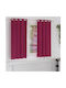 vidaXL vidaXL Vorhänge Fenster mit Grommets Rote 140x175cm