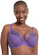 Plunge Plunge Convertible Bra without Padding Underwire Amethyst Purple