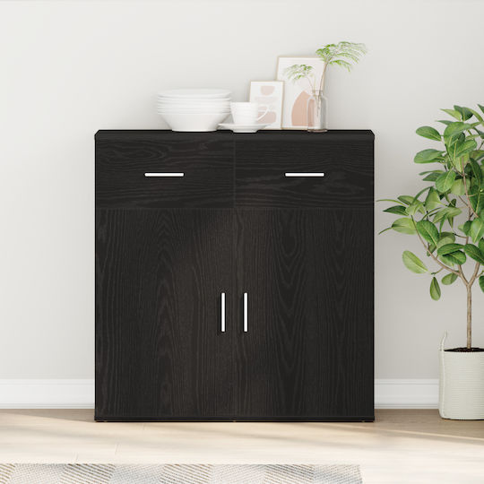 Bufet cu Sertare Black Oak 79x38x80cm