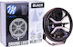 M-tech Round Driving Light Black Series LED 12-48V 80W 5,700K 11,000lm 220mm Mtech 1 Piece Wlbc177/mt