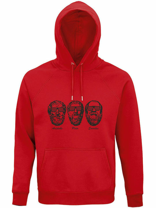 Unisex Kapuzenpulli Bio-Baumwolle Griechische P...
