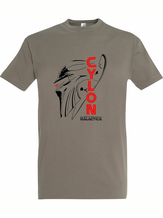 T-shirt Unisex "cylon Battlestar Galactica" Lig...
