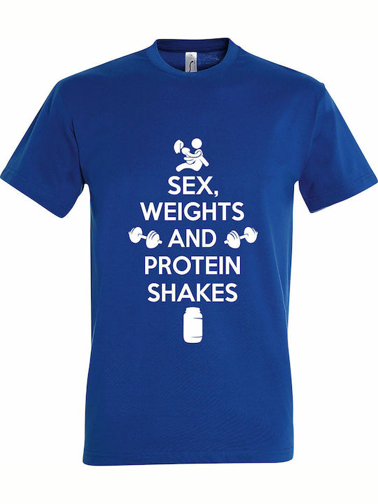 Unisex T-shirt "Sex Gewichte Protein Shakes Gym...