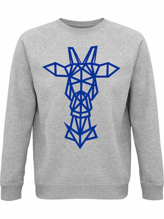 Sweatshirt Unisex Organic " Reindeer Origami " ...