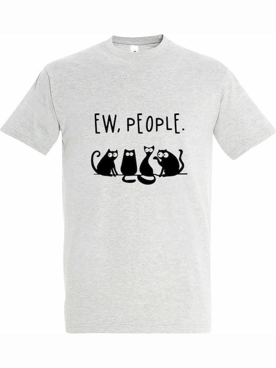 Unisex Bio T-Shirt "Ew People Cats Talking" Asch