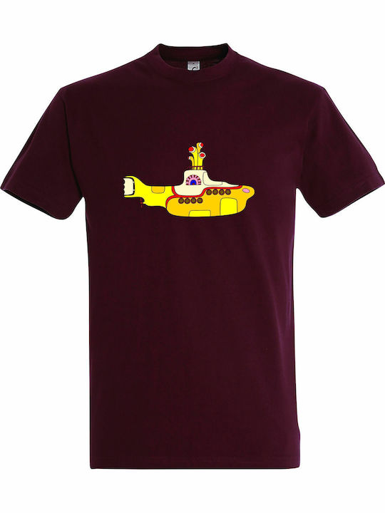 T-shirt Unisex " Yellow Submarine Beatles " Bur...