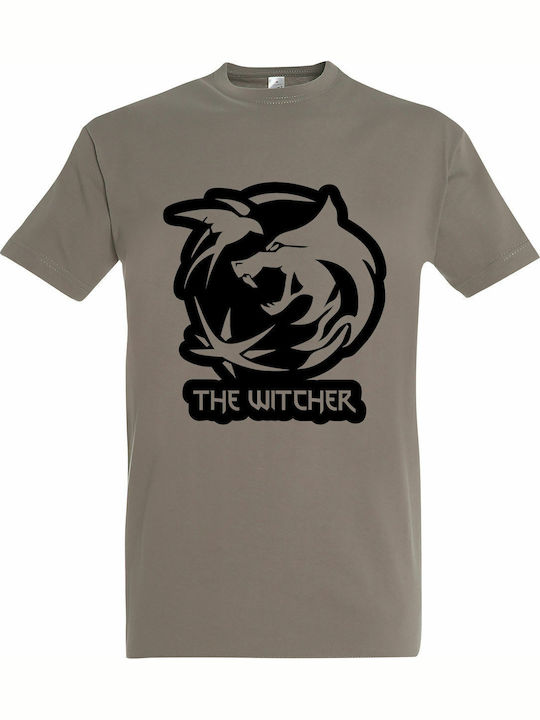 T-shirt Unisex " Witcher Logo " Light Grey
