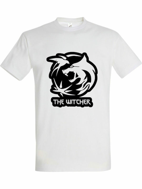 T-shirt Unisex " Witcher Logo " White