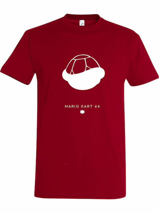 Унисекс T-shirt "Super Mario Kart" Червен Тъмен