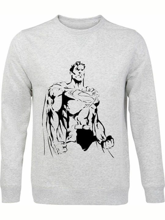Unisex Bio-Baumwoll Sweatshirt "Superman Silhouette" Asch