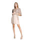 Mini Kleid für Hochzeit / Taufe Gold