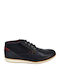 Leather Blue Chelsea Boots