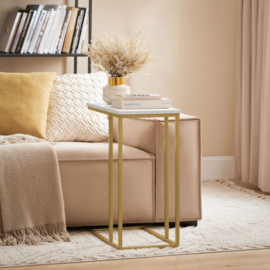 Măsuță auxiliară L48xW30xH61.5cm. Gold