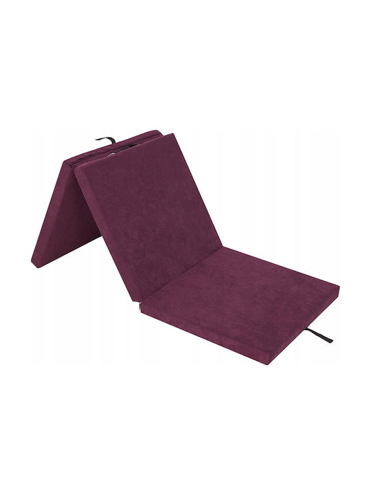 Perna Scaunului De Grădină Cu Spătar Burgundy