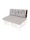 Garden Chair Cushion with Backrest Brown