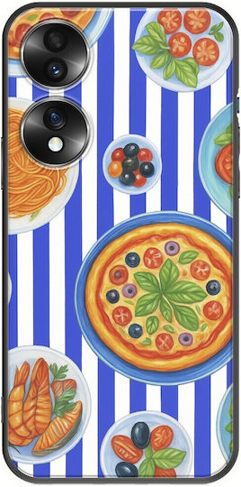 Mediterranean Feast Honor 70 5g Schwarze TPU Schwarze Silikon Handyhülle