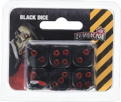 Zombicide Black Special Dice Set 6 Dice