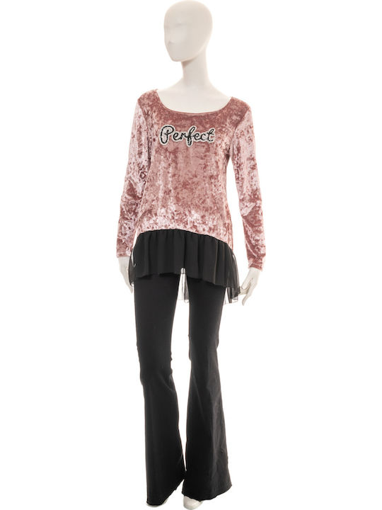 Samt Bluse Lui E Lei Schwarz Samt Bluse Lui E Lei Schwarz