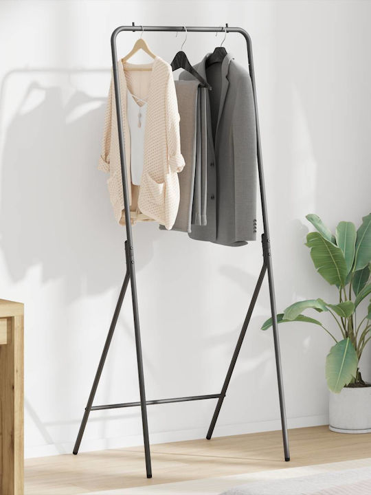 vidaXL vidaXL Kleiderständer aus Metall Schwarz 60x53x155cm