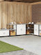 Vidaxl Kitchen Storage Cabinet White 60 X 50 X 92 Cm Steel