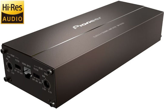 Pioneer Αυτός είναι ο Ενισχυτής Αυτοκινήτου GMDX104 4 Kanäle (Κλάση D)