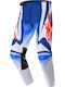 Pantaloni Moto Alpinestars Race Semi Albaștri Portocalii