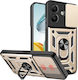 Techsuit Camshield Series Oppo Back Cover Silicone Gold (Galaxy A40Oppo A60)