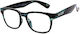 Readers Lesebrille +4.00 in Blau Farbe RD223