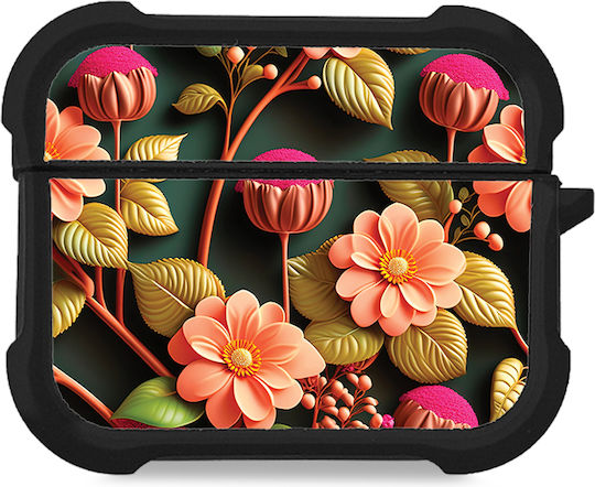 Sonique 3d Flower Series Калъф в Оранжев цвят за Apple AirPods Pro