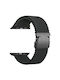 Beline Armband Stoff Schwarz (Apple Watch 42/44/45/49mm, Apple)