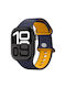 Spigen Nano Pop Λουράκι Σιλικόνης Navy Μπλε (Apple Watch 44/45/46mm/Ultra 49mm)