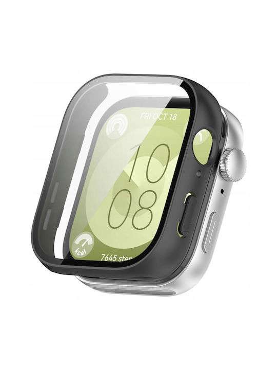 Carcasă de Plastic în culoarea Negru pentru Huawei Watch Fit 3