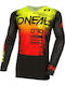 Μπλούζα Μηχανής O'neal Mayhem Scarz Black Red V.24