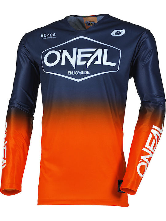 Tricou De Motocross O'neal Mayhem Hexx Albastru...
